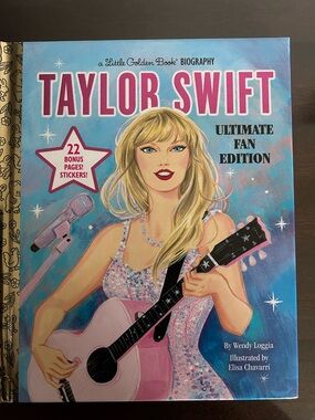 New Little Golden Book Taylor Swift Biography Book
